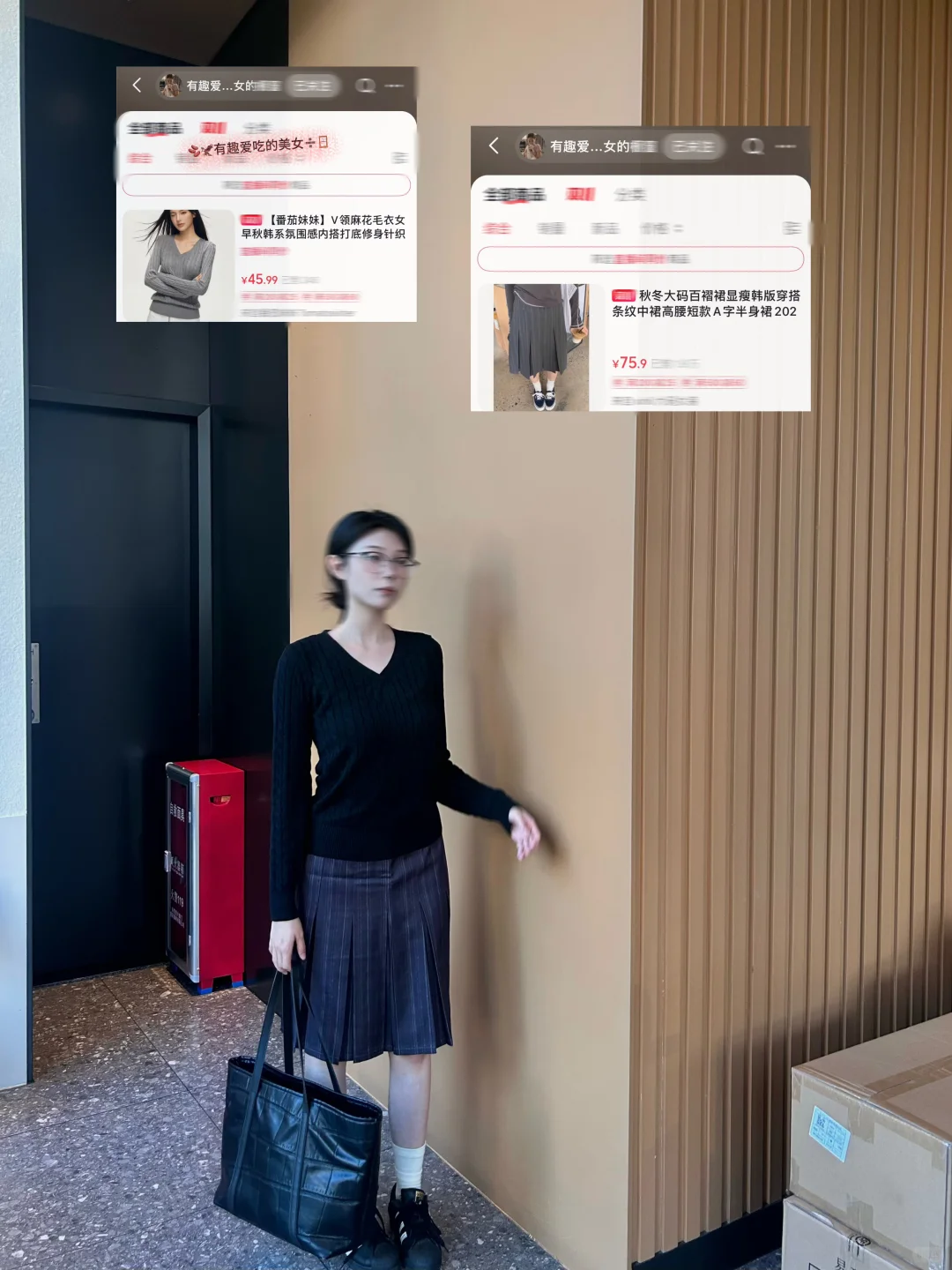 女大学生秋冬一周穿搭分享～每套都附🔗