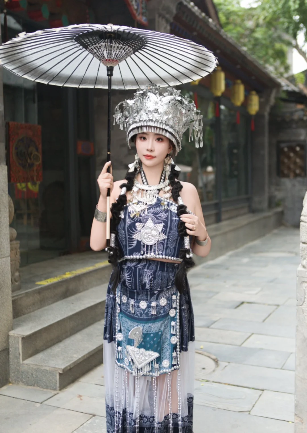 苗族服饰、民族风