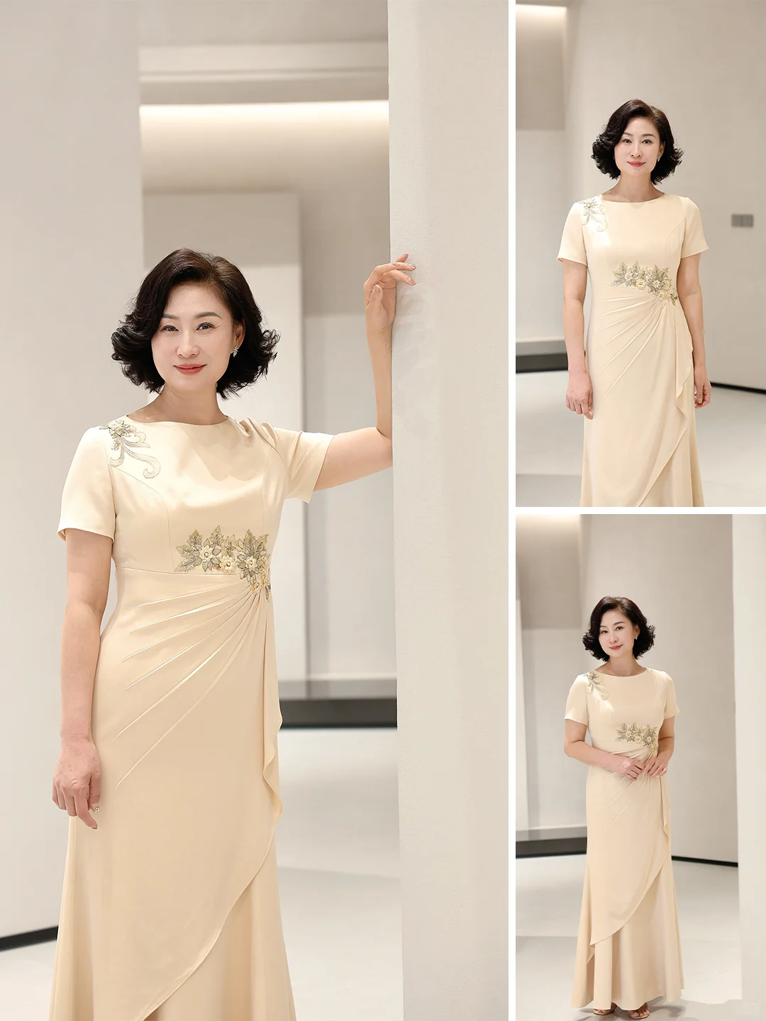 六款让妈妈年轻10岁的婚礼服装！帮忙选一件