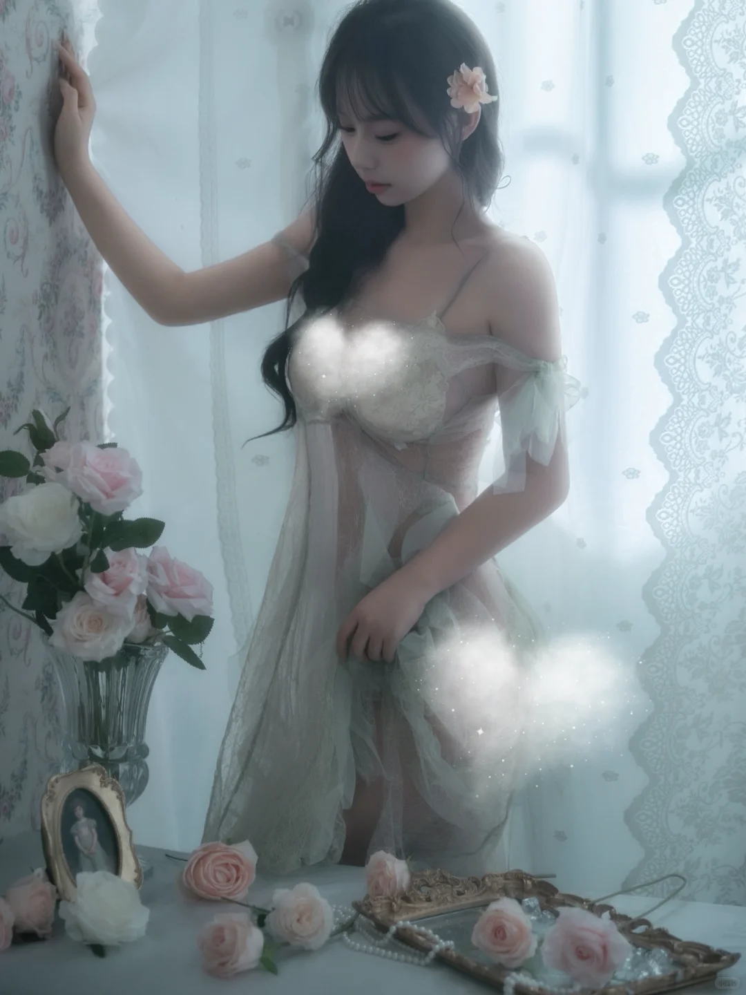 超仙轻私房🌷法式氛围感私房写真｜美神降临
