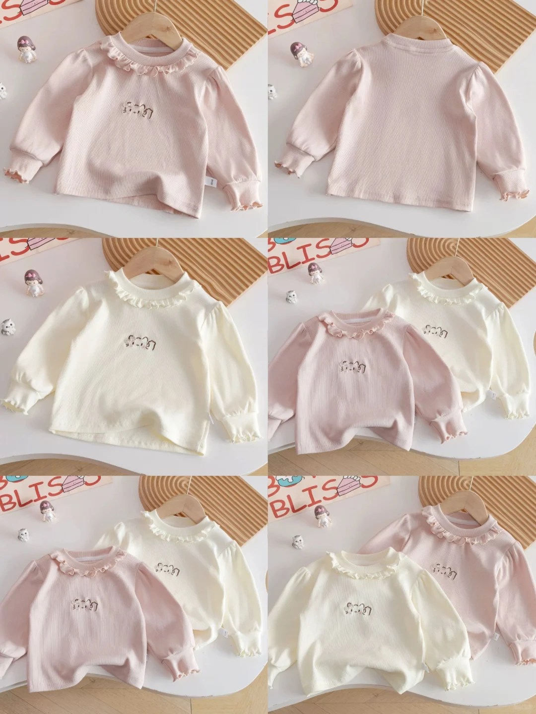 女宝打底衫、韩系简约穿搭、