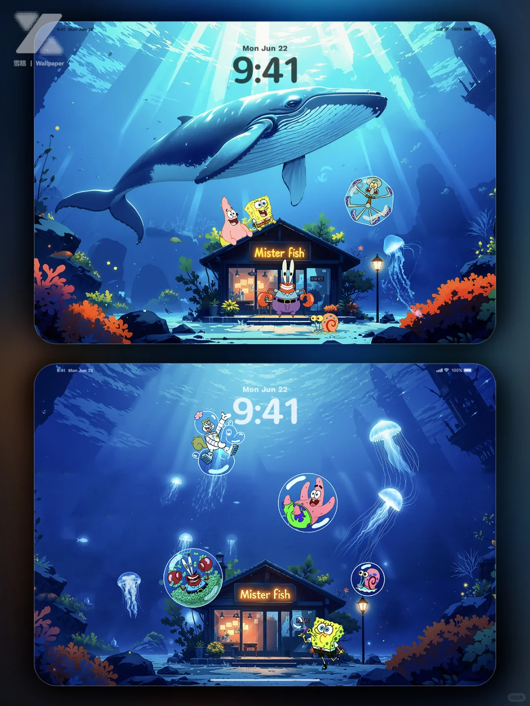 水下光影🌌深海漫游日记～海绵宝宝🧽 097～