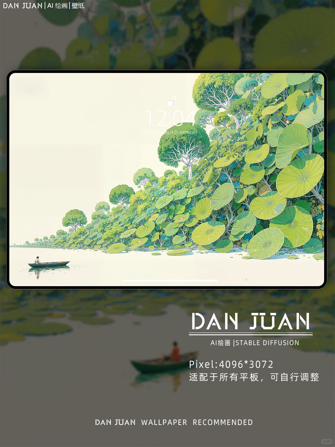 接天莲叶无穷碧｜蛋卷壁纸245