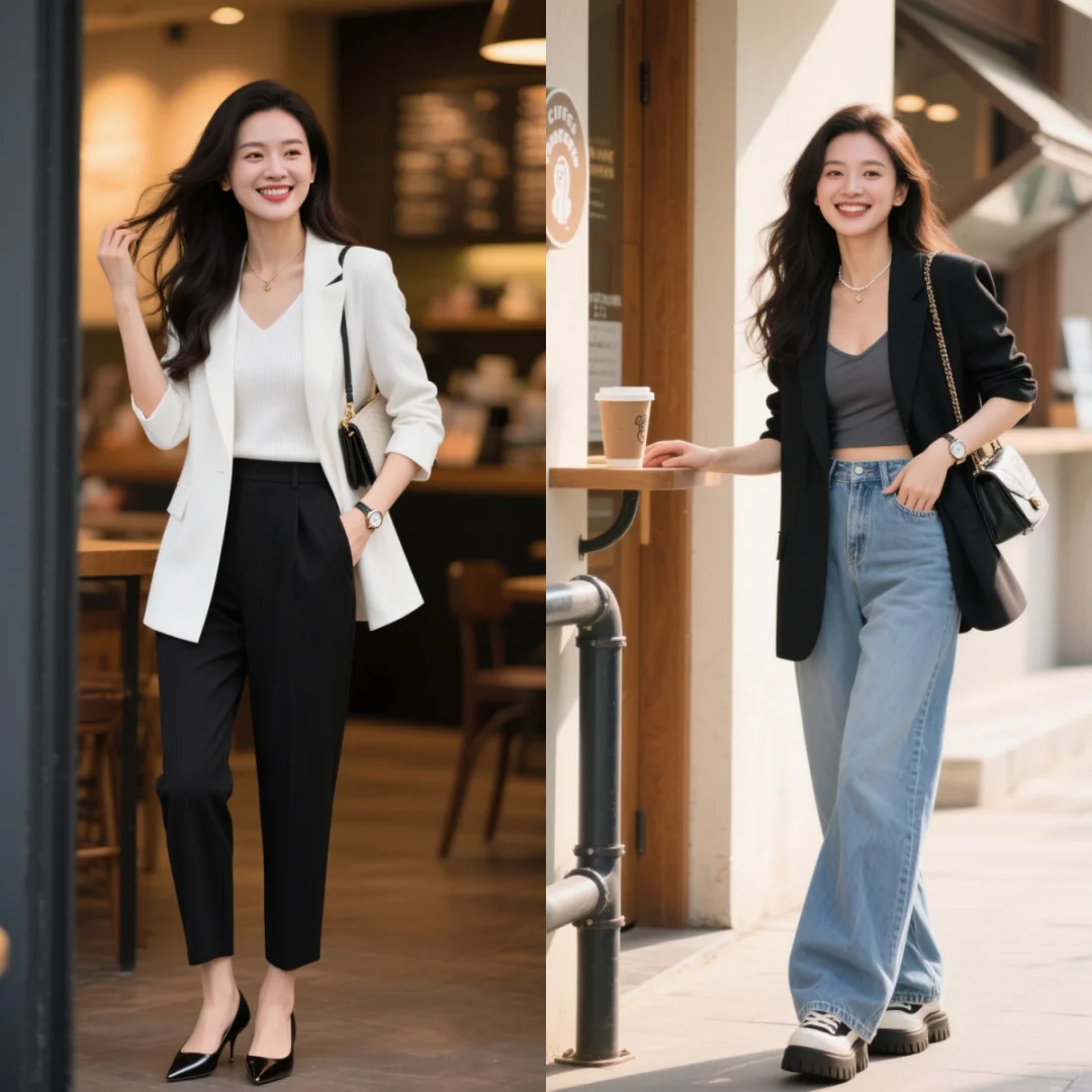 30＋| 秋天打工人的10套通勤合集📈