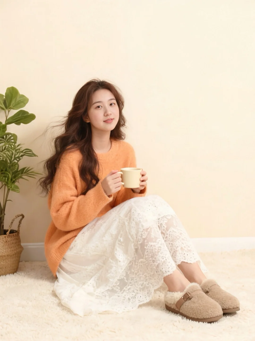 周末宅家氛围感穿搭，把松弛感焊在身上