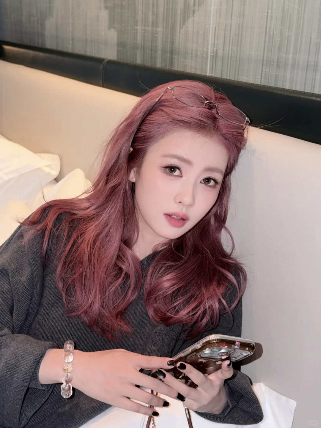 壁纸 | 白鹿粉发🎀🎀又御又甜白梦妍