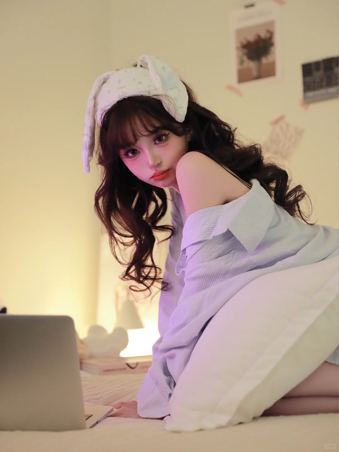 宅家拍出纯欲少女感氛围大片💫