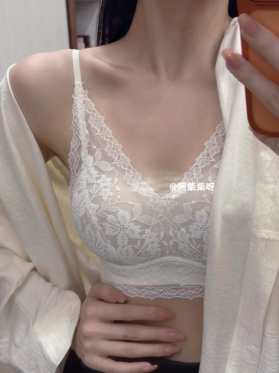 超美的蕾丝内衣👙小胸可穿版