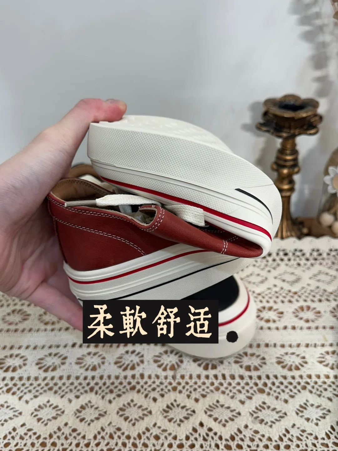 冬季上新❄️水洗马皮厚底板鞋