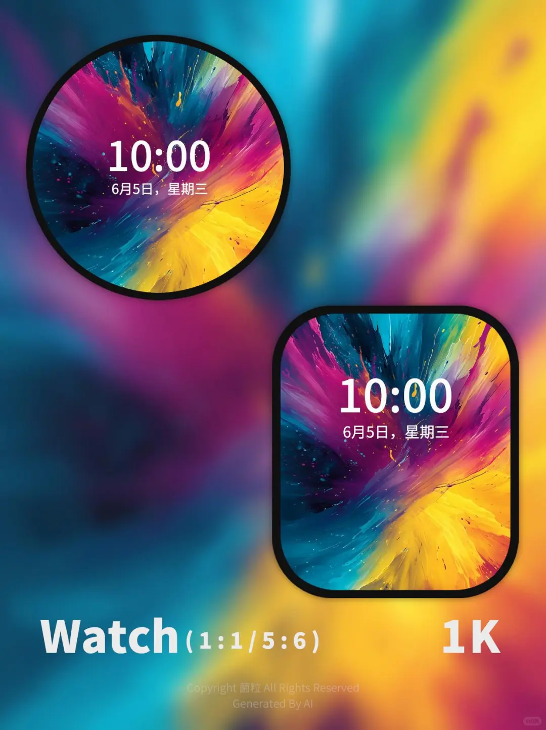 高清壁纸 | 彩墨幻梦 1204050