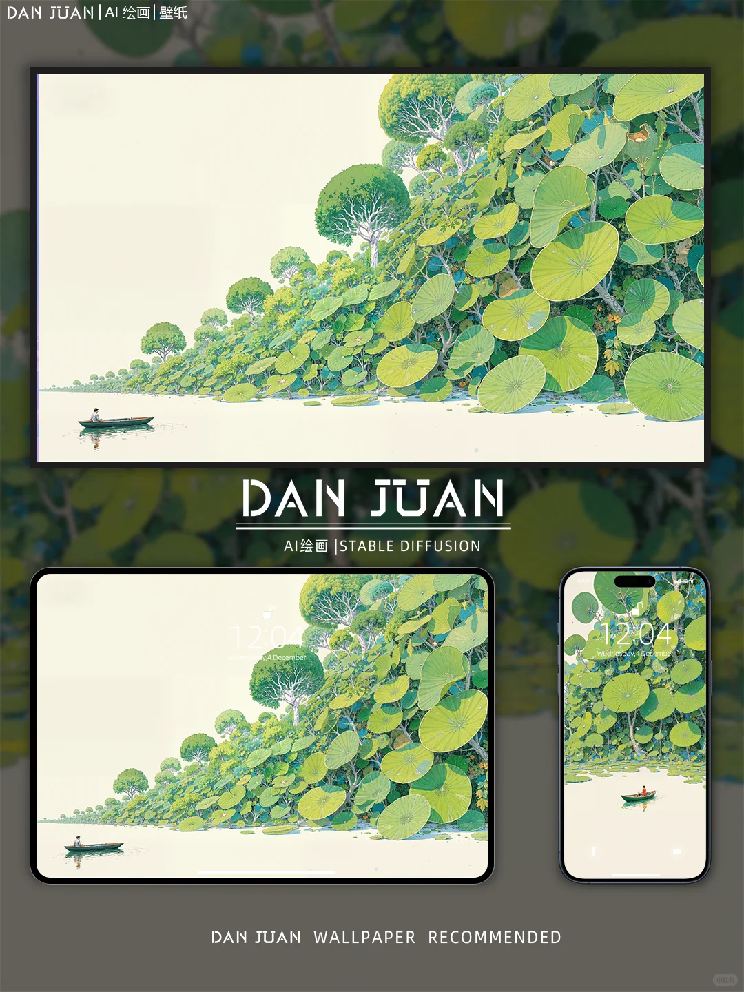 接天莲叶无穷碧｜蛋卷壁纸245