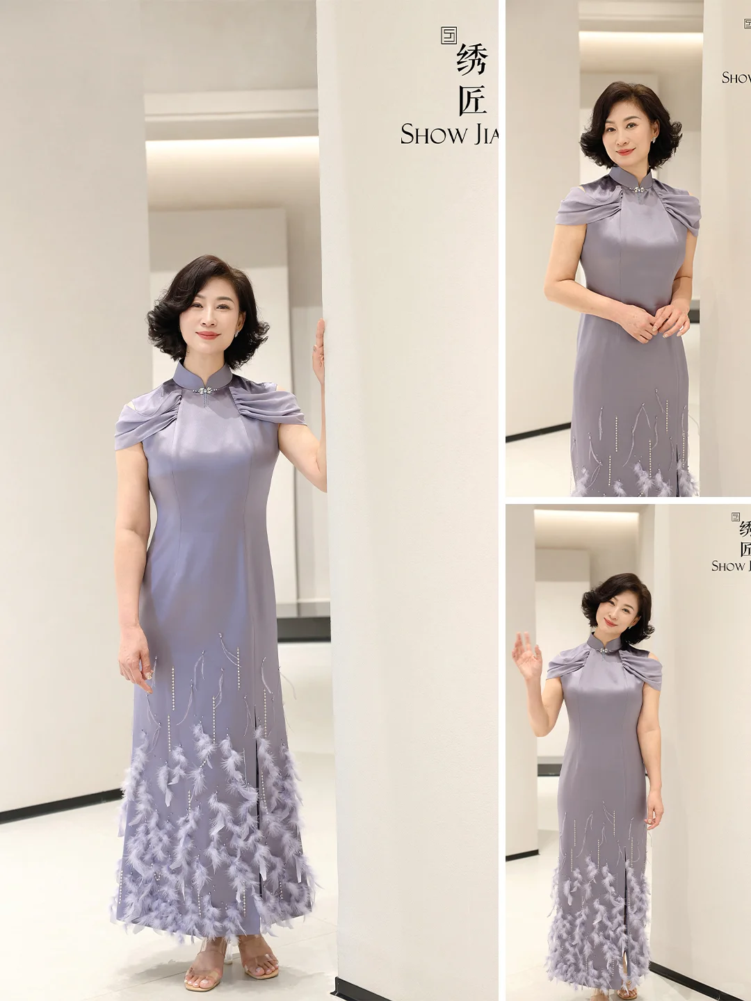 六款让妈妈年轻10岁的婚礼服装！帮忙选一件