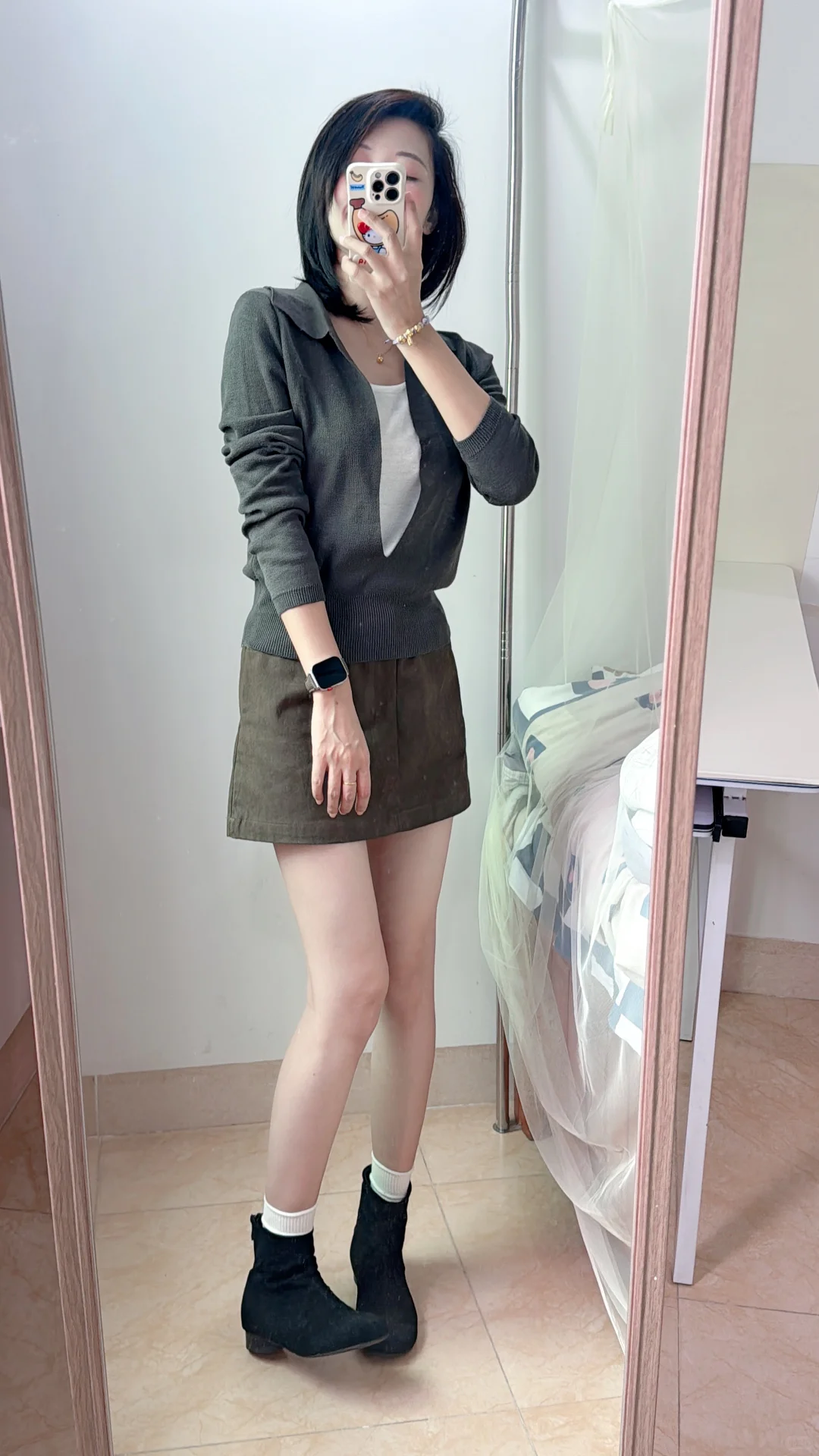 163 98| 女老师上班穿搭 显瘦 百搭