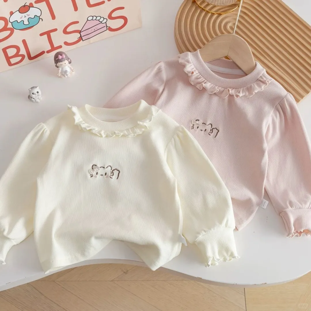 女宝打底衫、韩系简约穿搭、