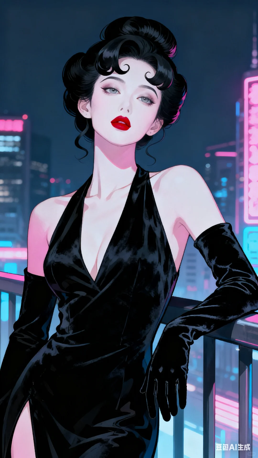 豆包4.0关键词（霓虹与港风）