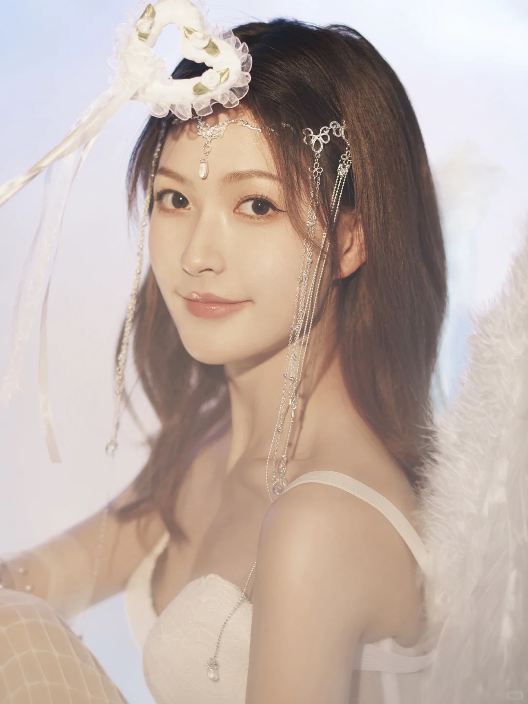 天使少女写真丨世间美好皆如干净的云朵和你