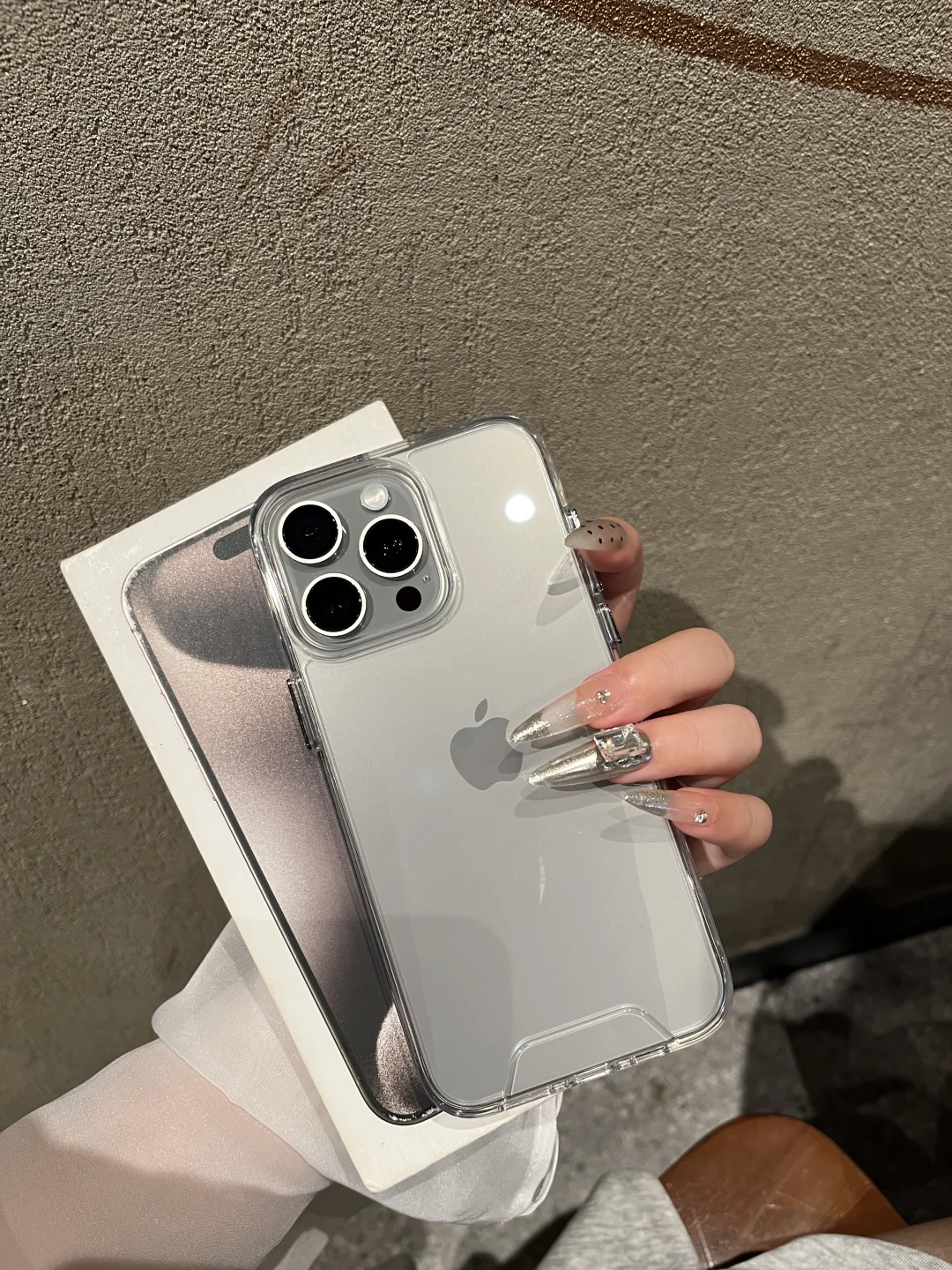 尊嘟只有透明壳！才能看出来原色的纯欲感～新