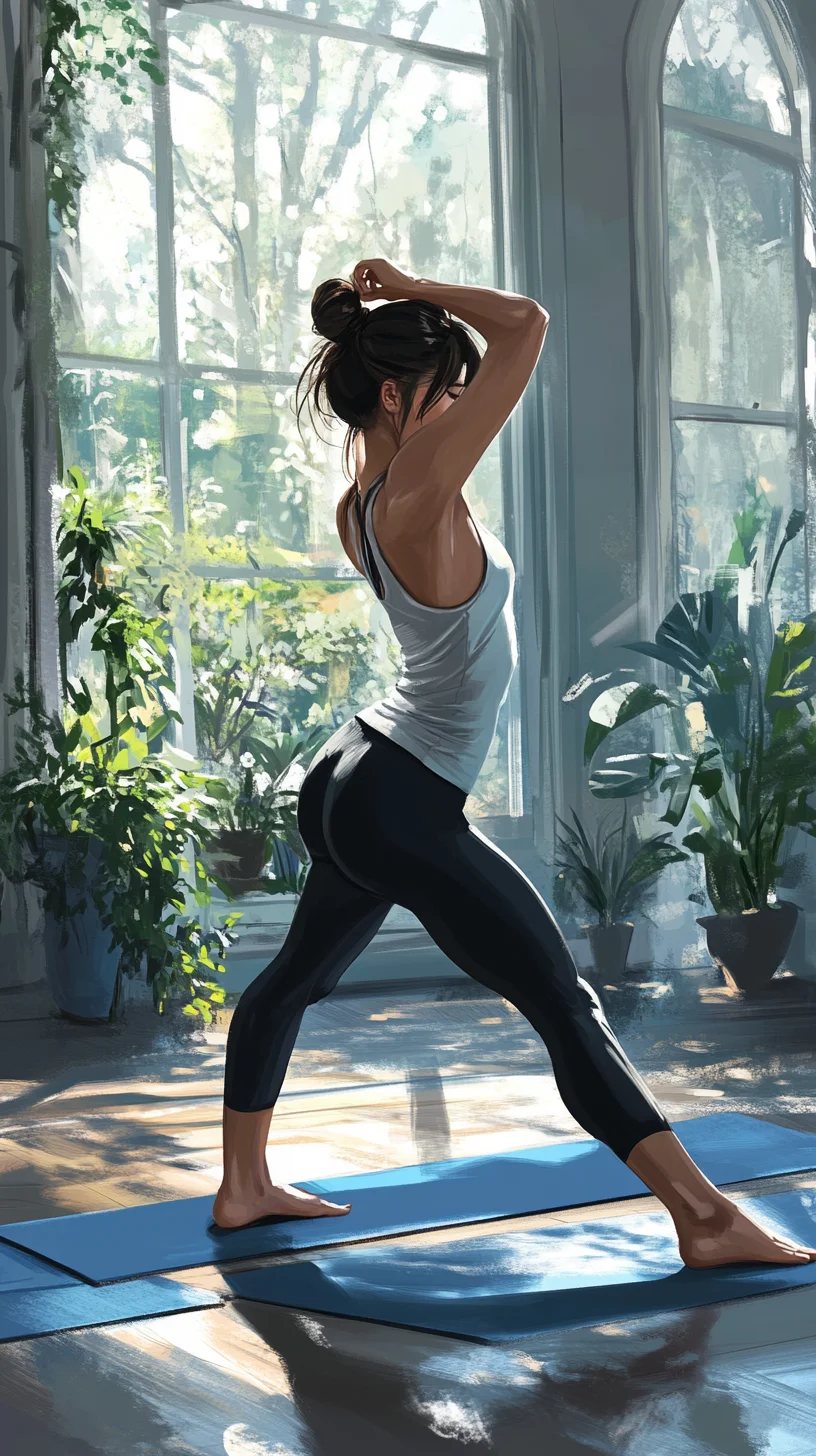 清晨铺开垫子，便与万物同步呼吸|瑜伽女孩