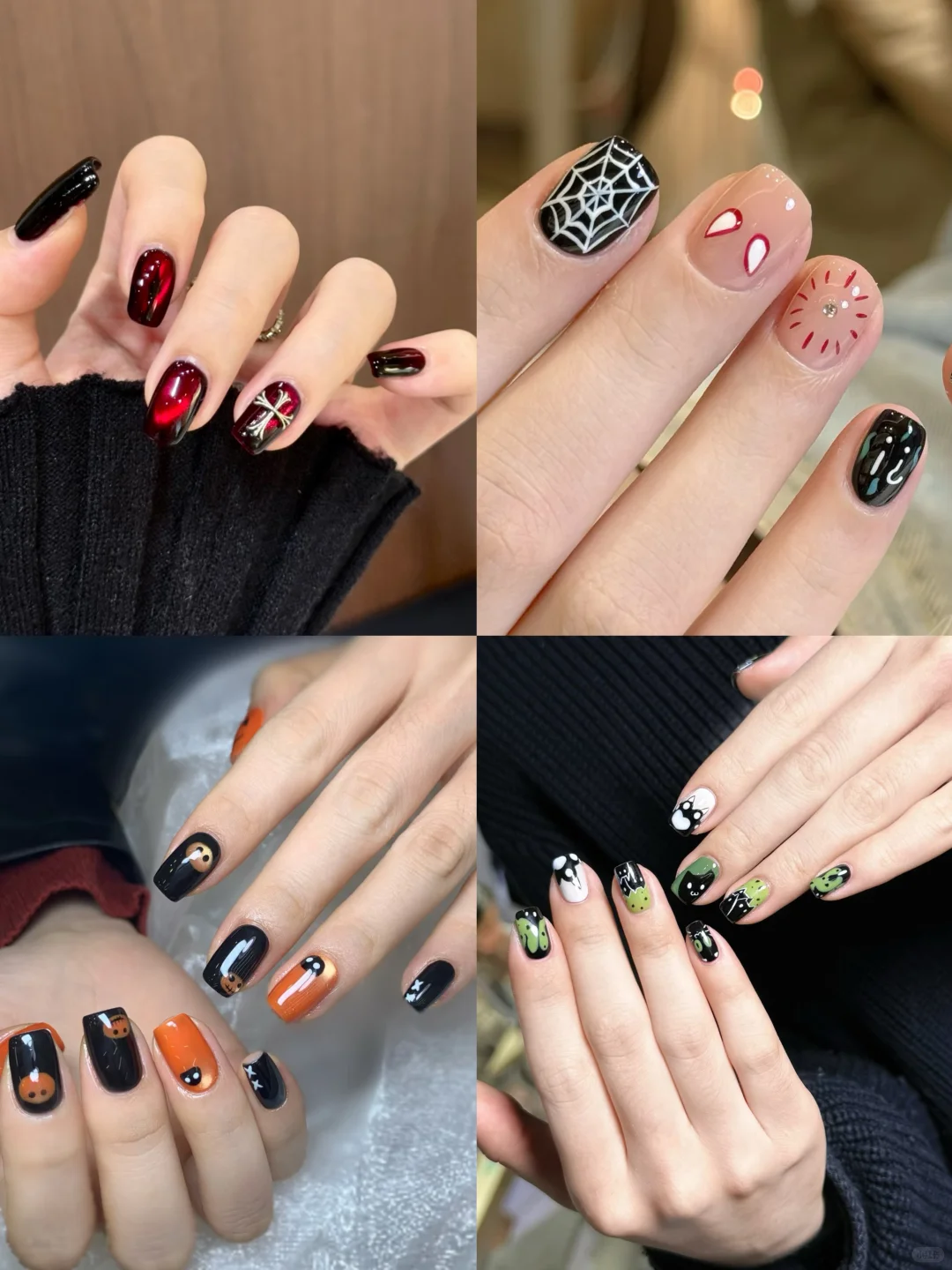 万圣节美甲系列 可爱👻来袭