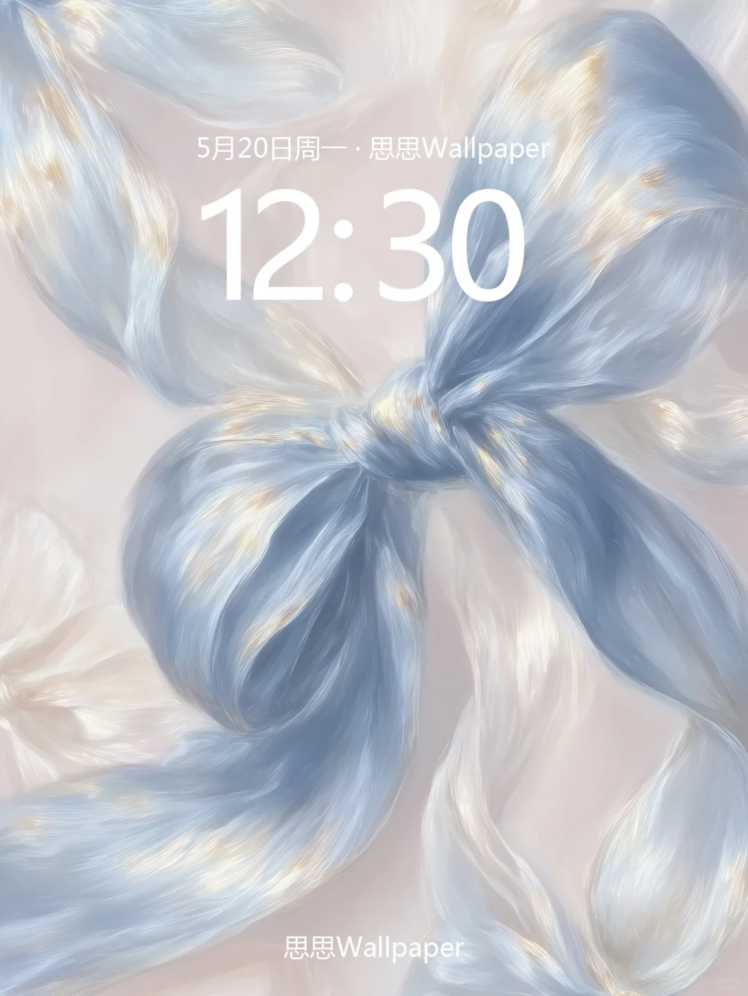 🩵🤍啊啊啊！一整个被这壁纸美住了谁懂！！