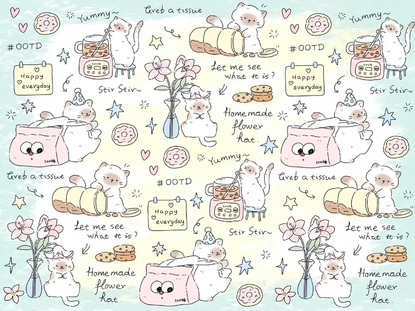 一期超级萌萌的ipad壁纸背景图🥣