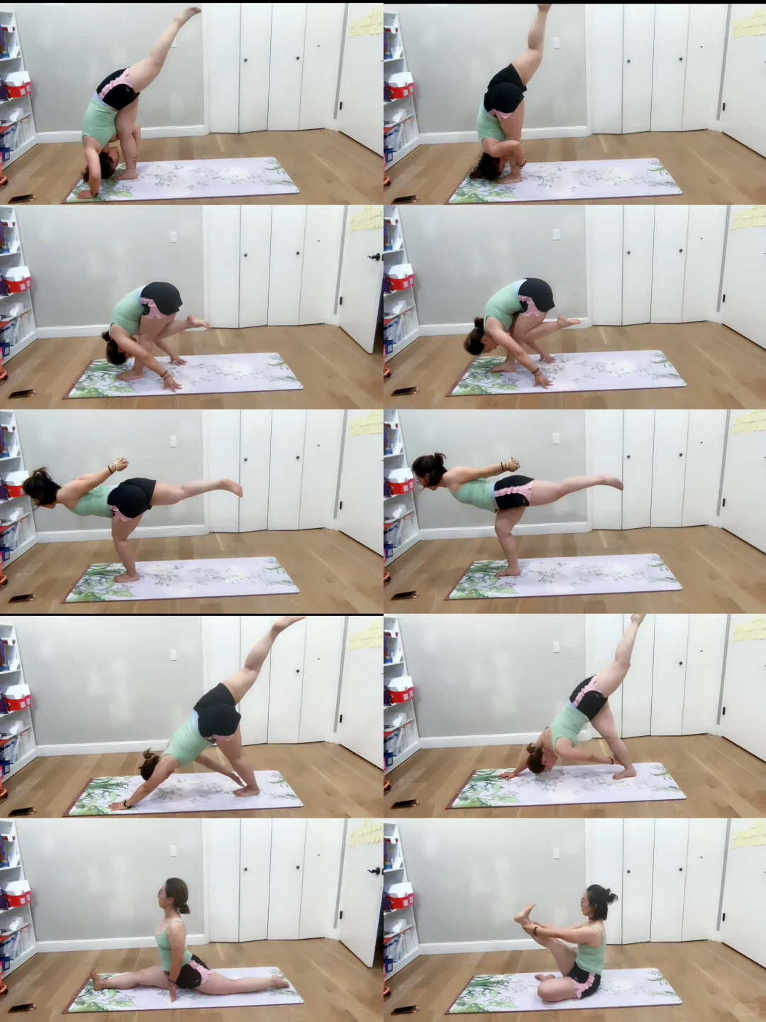 练瑜伽的女生yyds～～