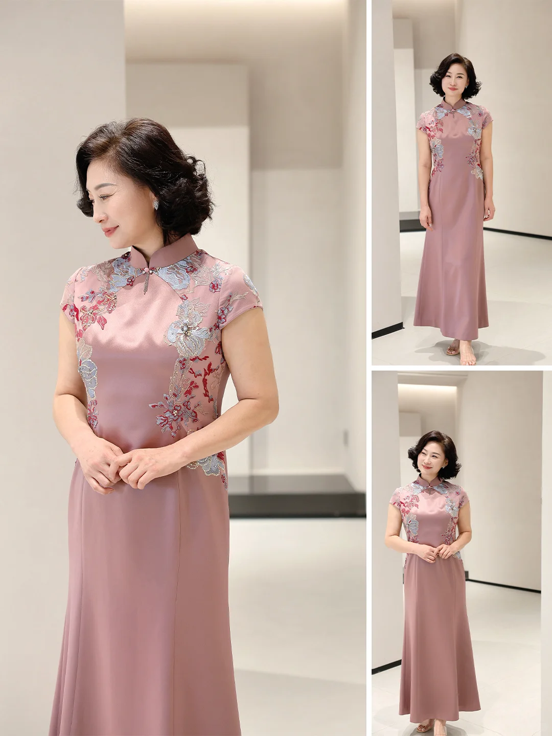 六款让妈妈年轻10岁的婚礼服装！帮忙选一件