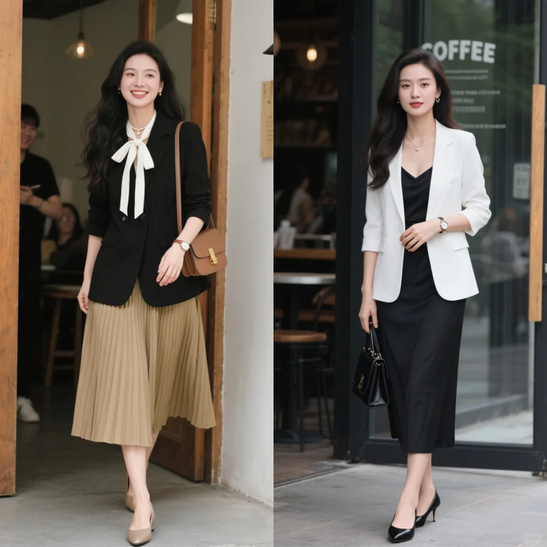 30＋| 秋天打工人的10套通勤合集📈