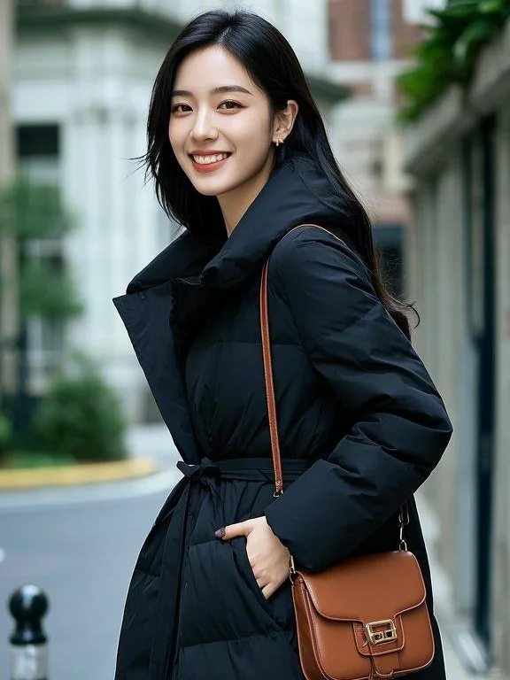 冬日街拍/美女小姐姐韩系高级感穿搭写真