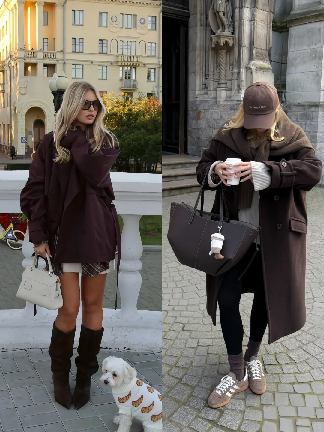 🍂别再黑白灰了！复古琥珀系显瘦还高级！