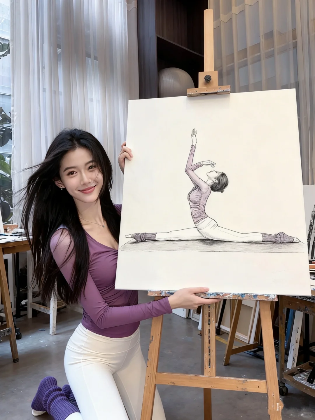 把“瑜伽美学”穿在身上🍇