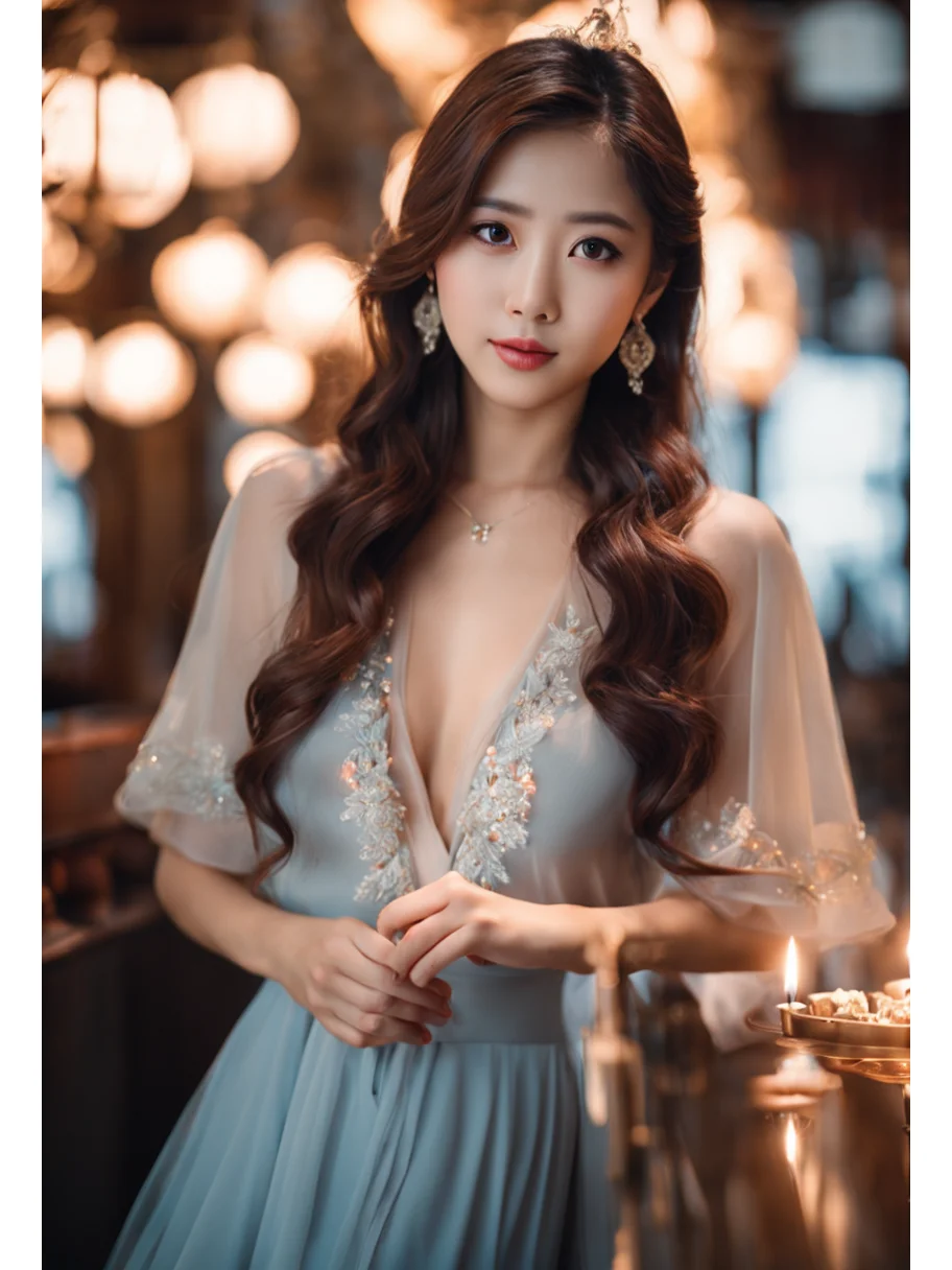 性感美丽的少女：绝美的绘画