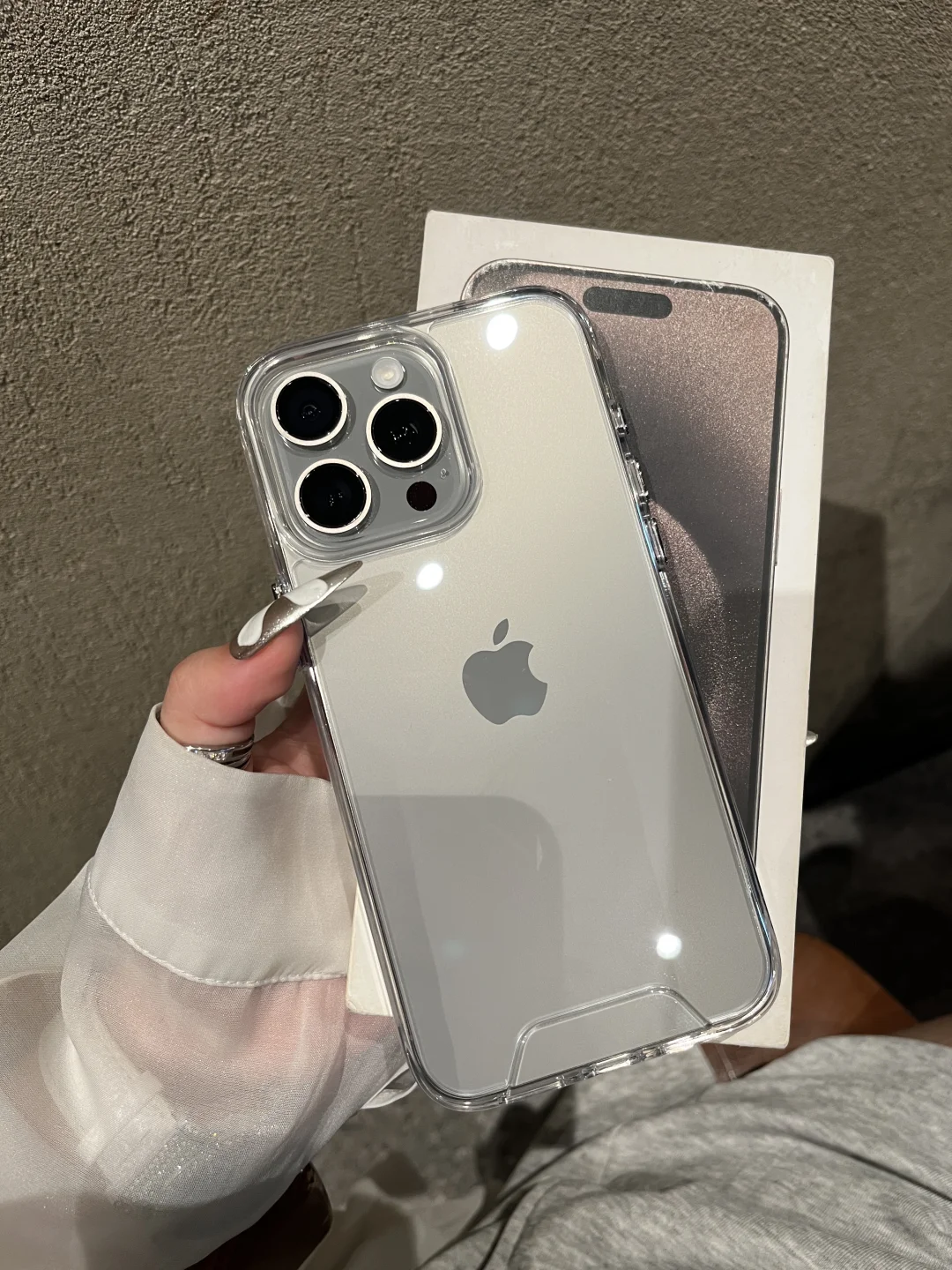 尊嘟只有透明壳！才能看出来原色的纯欲感～新