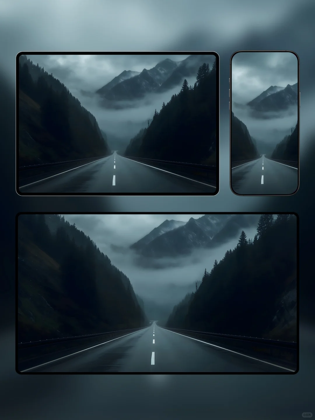 ipad&手机壁纸｜高清4K｜氛围感｜雾锁重峦