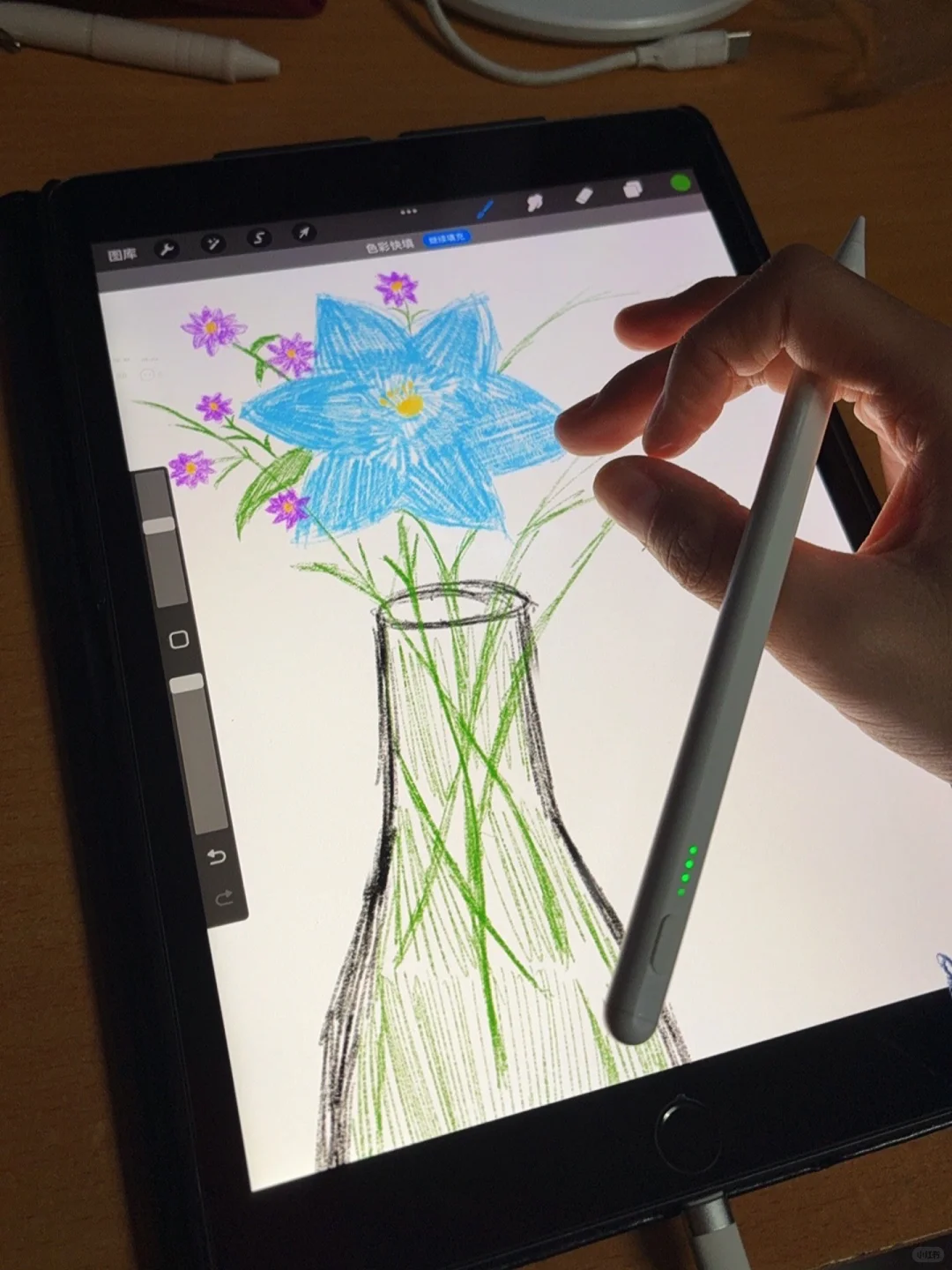 给自己画锁屏壁纸！！！