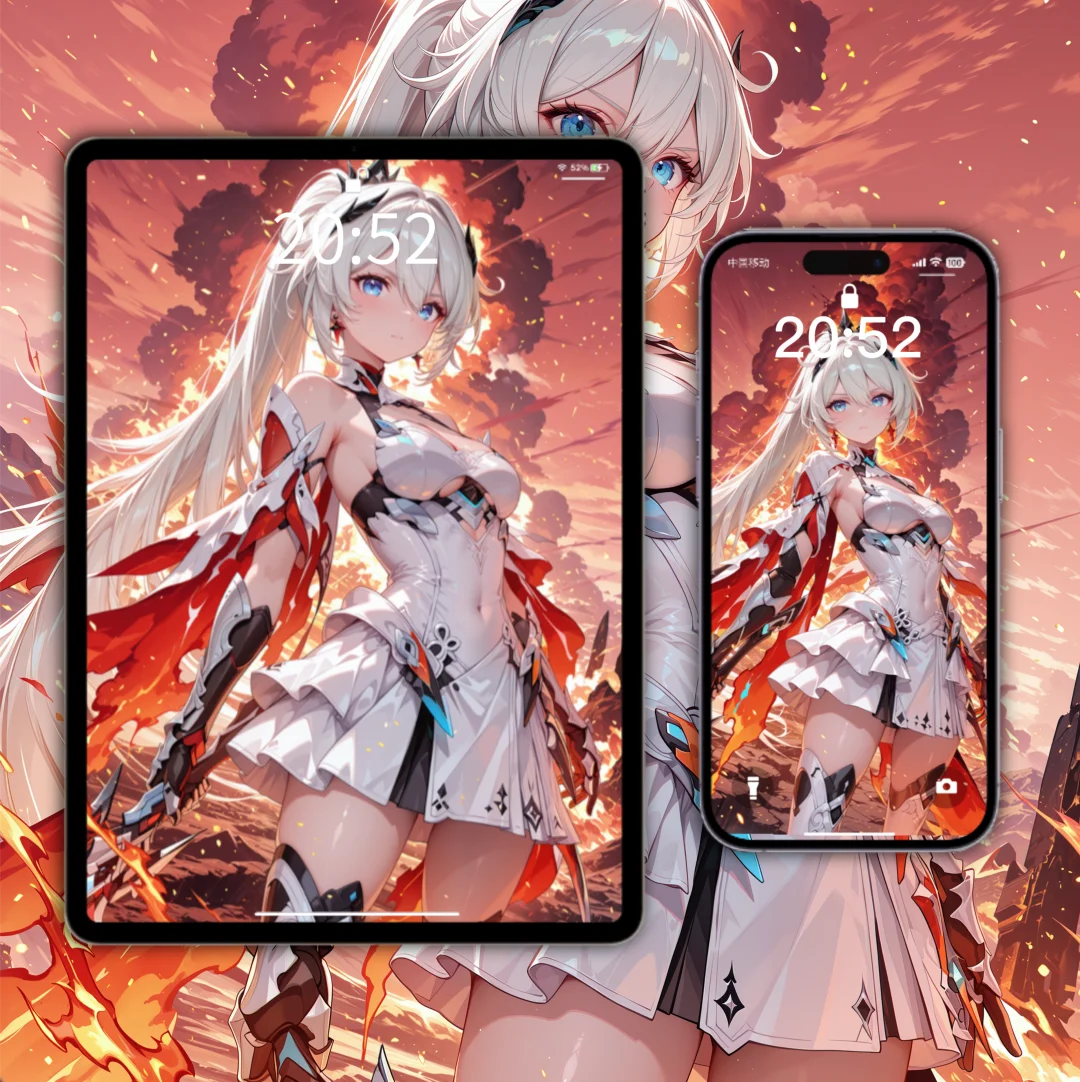 #09|琪亚娜｜个性壁纸｜二次元美少女