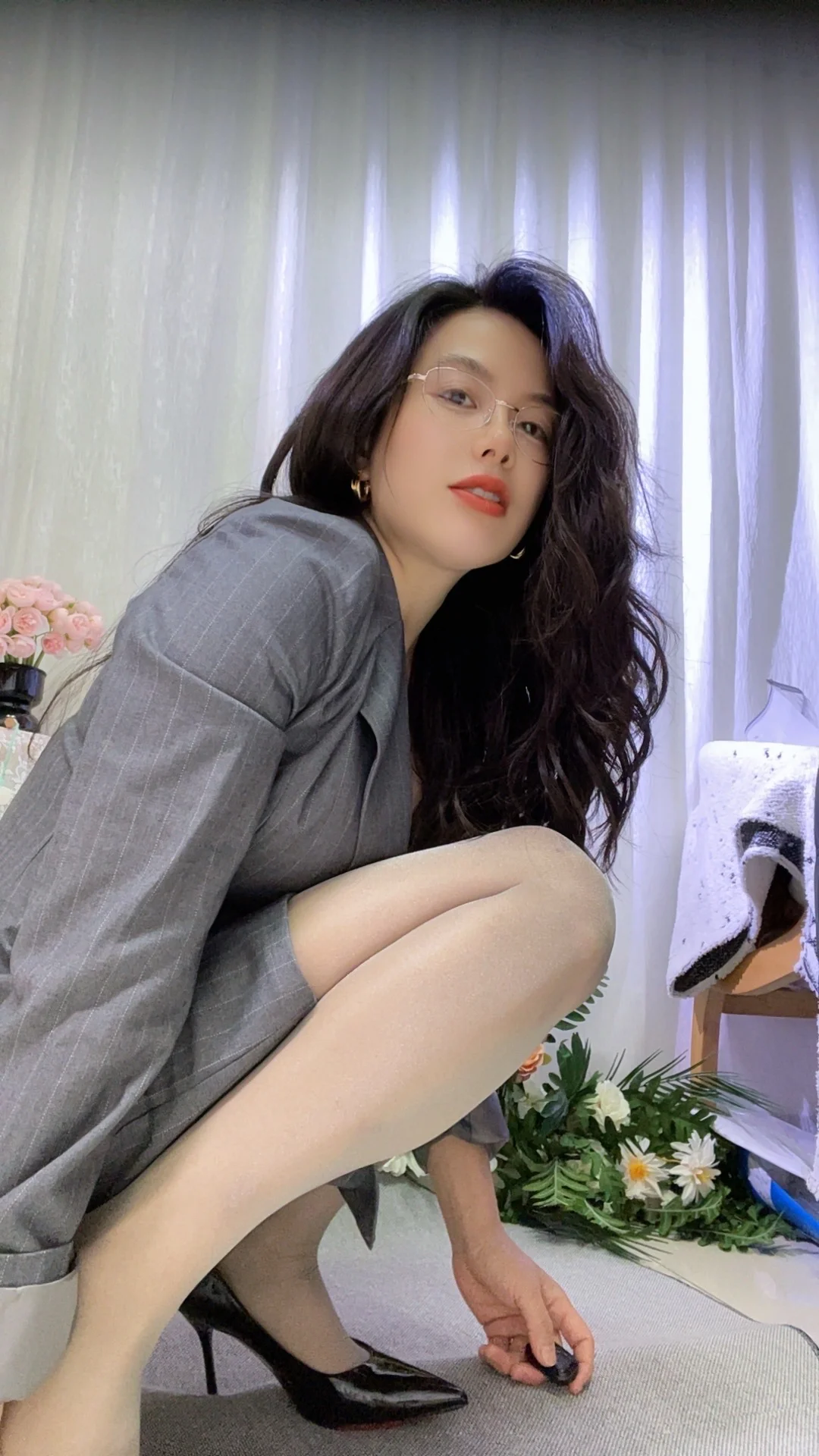 微胖少妇、反差感、气质御姐