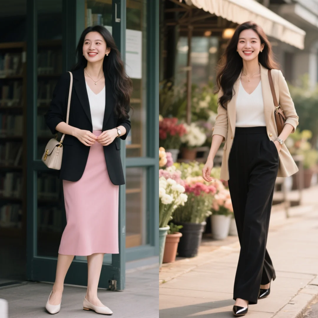 30＋| 秋天打工人的10套通勤合集📈