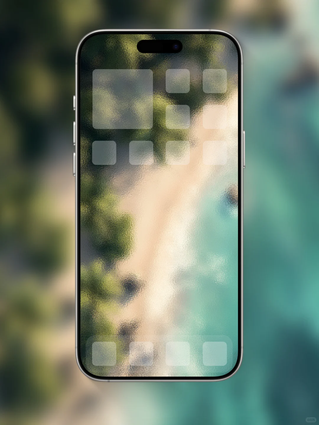 ipad&手机壁纸｜高清4K｜氛围感｜绿意海湾