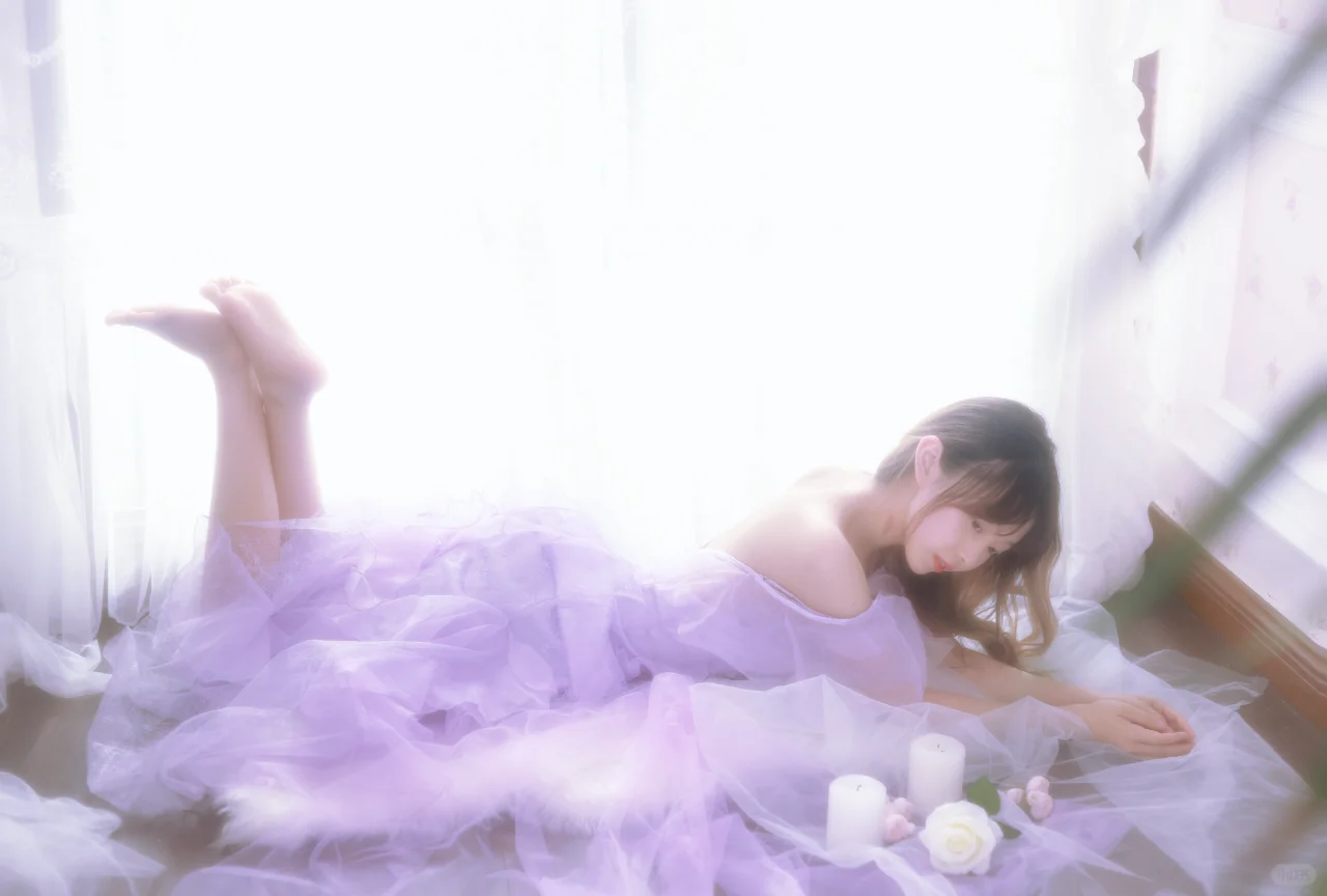 【纯欲】妹妹说紫色很有韵味