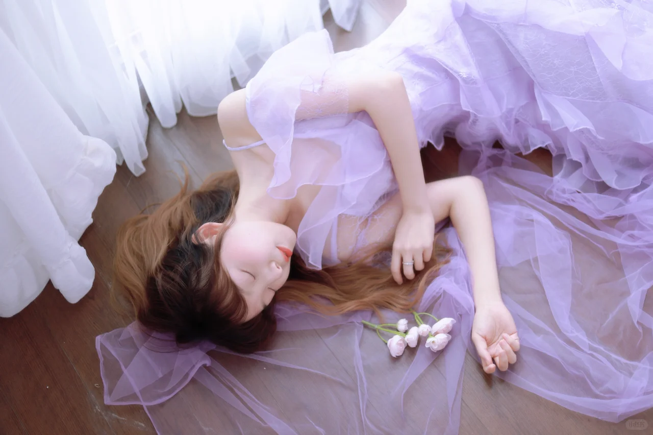 【纯欲】妹妹说紫色很有韵味