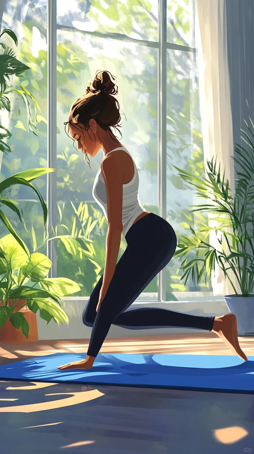 清晨铺开垫子，便与万物同步呼吸|瑜伽女孩