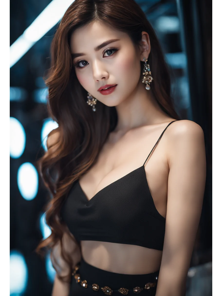 性感美丽的少女：绝美的绘画