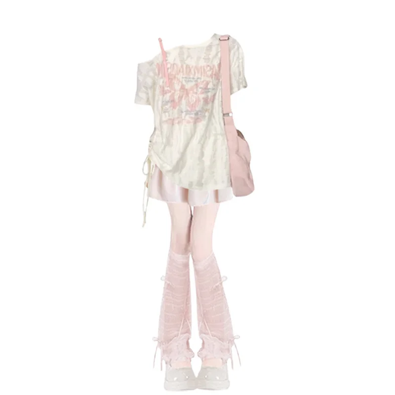 夏日多巴胺初恋风甜妹穿搭掐腰裙套装女法式