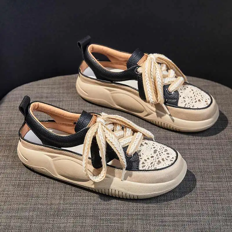 包头罗马凉鞋女2025新款夏季镂空透气真