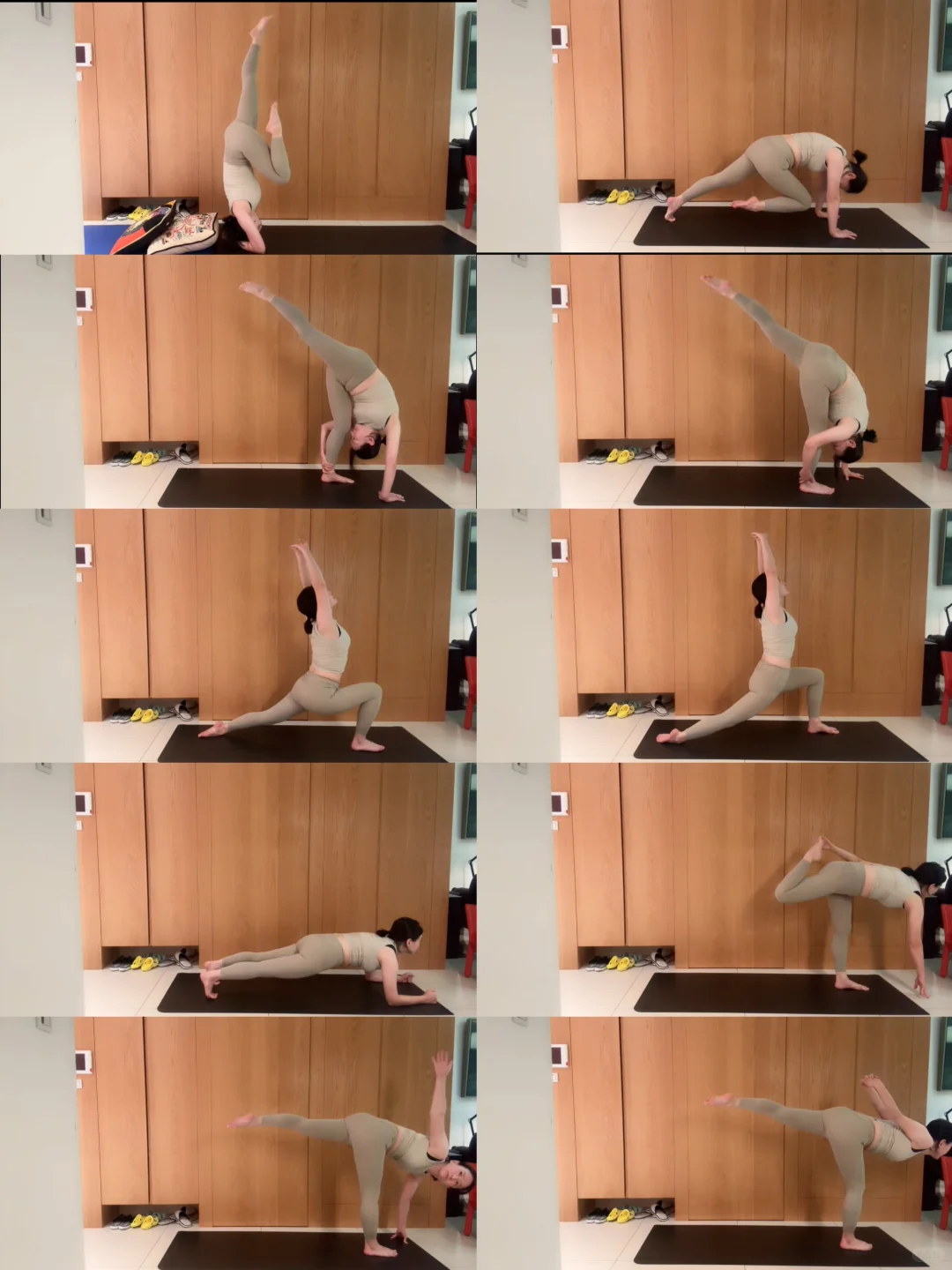 练瑜伽的女生yyds～～