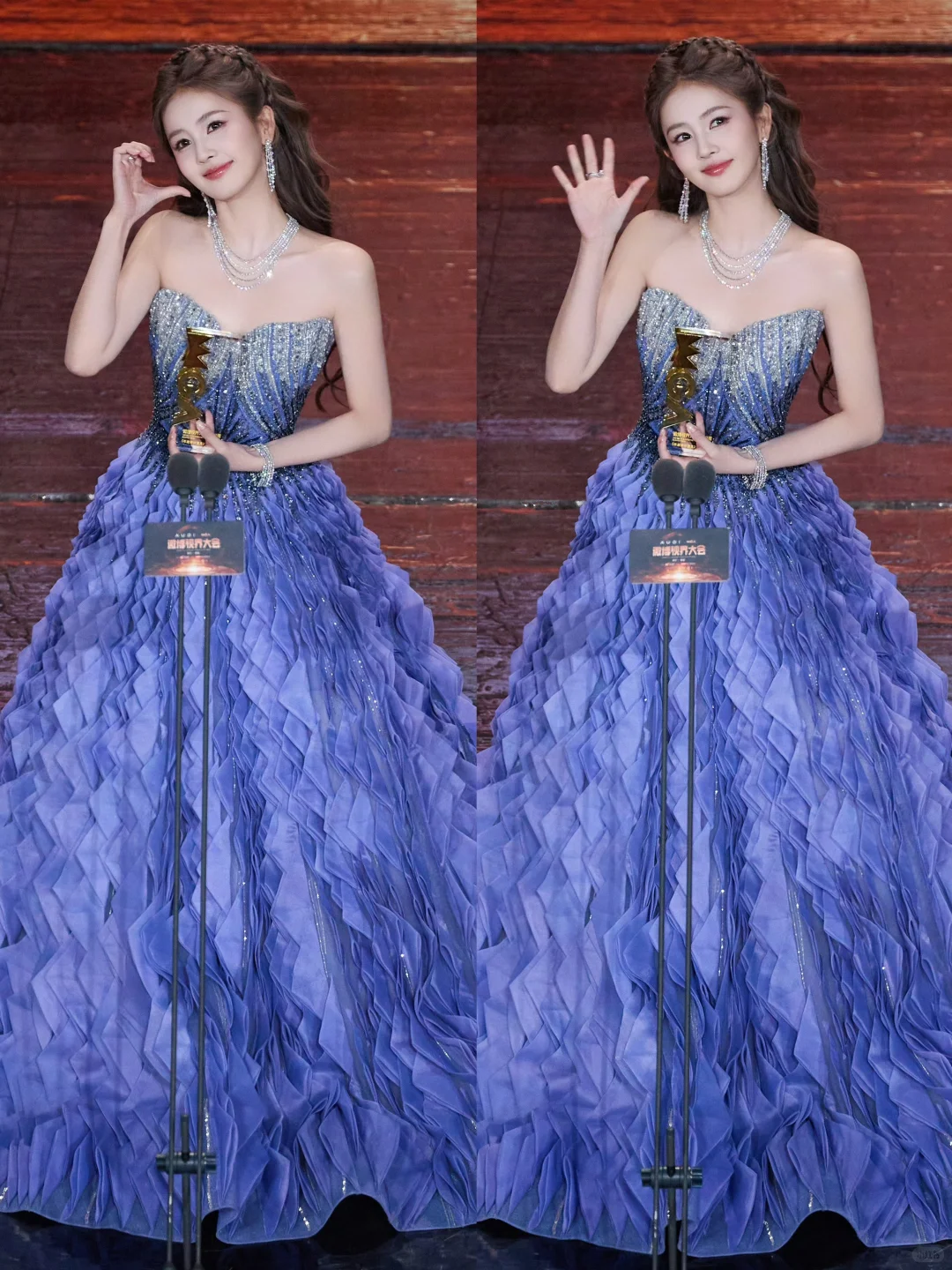 白鹿视界大会造型2️⃣则，性感美丽的一晚