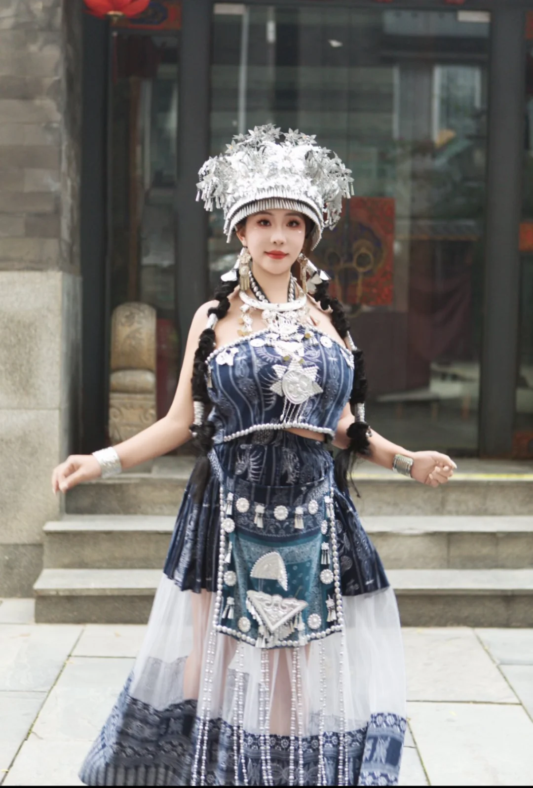 苗族服饰、民族风