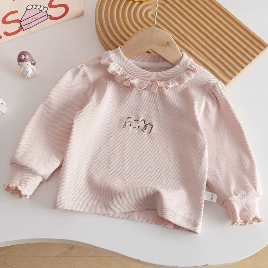 女宝打底衫、韩系简约穿搭、