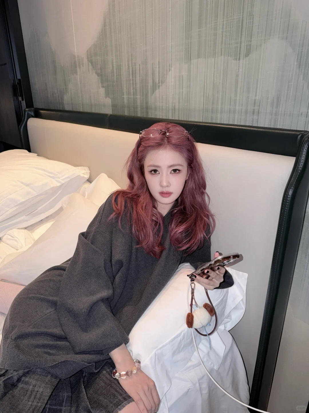 壁纸 | 白鹿粉发🎀🎀又御又甜白梦妍